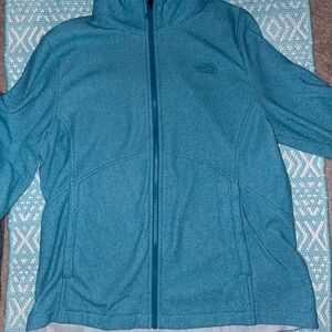 The North Face Turquoise Full-Zip Jacket